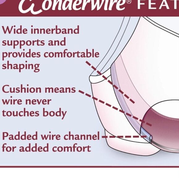 Glamorise Black 9245 Underwire‎ Front Closure Bra Size 42F - Picture 8 of 11